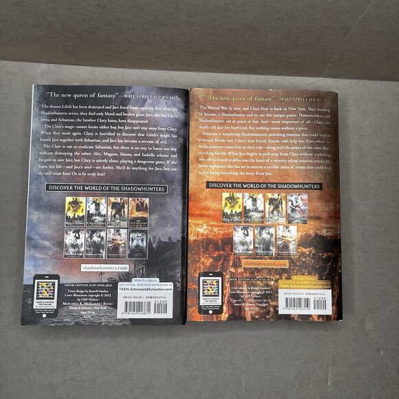 THE MORTAL INSTRUMENTS Books 4&5 City of Lost Souls & City Of Fallen Angels - Picture 2 of 8